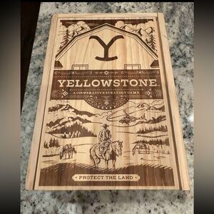 Yellowstone Wooden Board Game UNUSED
